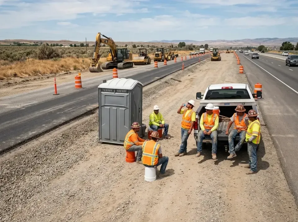 highway-road-construction-crew-007 — frequently asked questions, Porta Potty and Restroom Rentals in Martin, TN